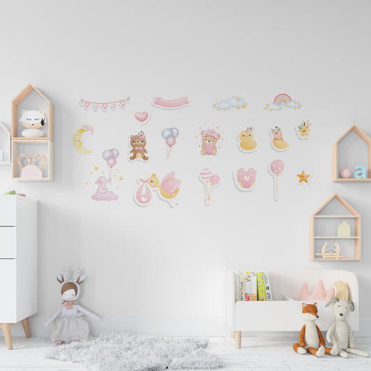 Otroške stenske nalepke - BABY ROOM - deklice ali dečki